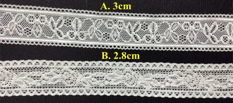 Free shipping 2.8cm/3cm high quality stretch jacquard lace trim,HL0920