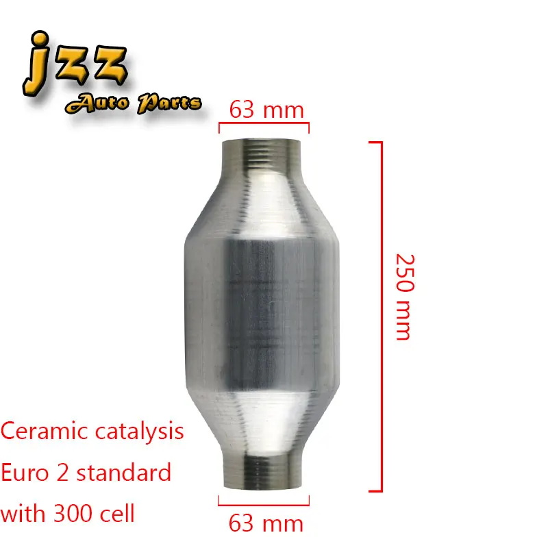 JZZ universal high quality Ceramic Catalysts to improve car gas 63mm earthenware catalytic converter to Purify car exhaust gas