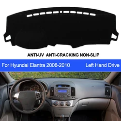 TAIJS Car Dashboard Cover For Hyundai Elantra 2008 2009 2010 Dash Mat Dashboard Pad Carpet Anti-UV Anti-slip Anti-Sun