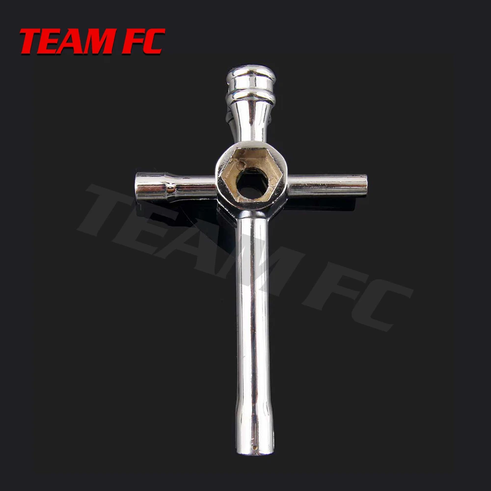 Large  Wrench Hex Socket for 1/10 HSP Model Car Aluminum Alloy Large  Hex NUT key Socket 5.5mm 7mm 8mm 10mm 17mm S118