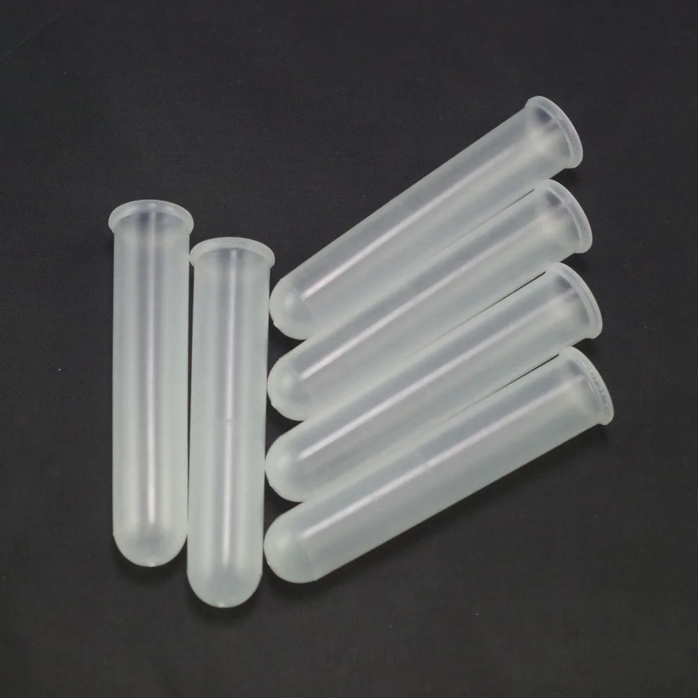 LOT5 20ml Plastic Test Tubes Centrifuge Tubes Round Bottom With Cap EP Tube PCR Tube Sample Specimen Laboratory