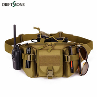 Tactical Waist Bag Molle Bag Waterproof Fanny Pack Backpack Hiking Fishing Sports Hunting Camping Bags