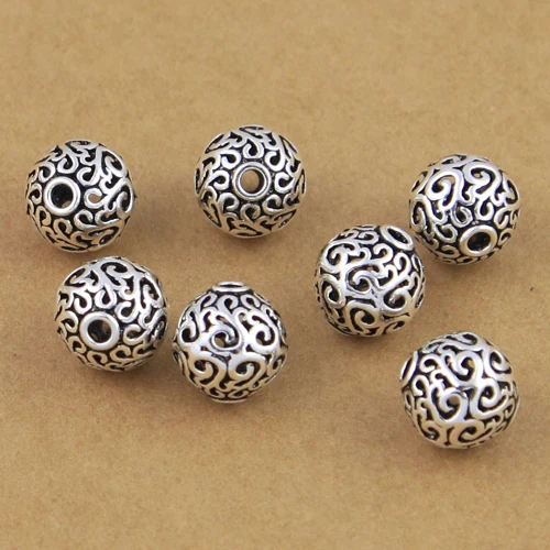 1pc 100% 925 silver lucky symbol beads sterling silver beads jewelry accessories jewelry diy jewelry loose beads