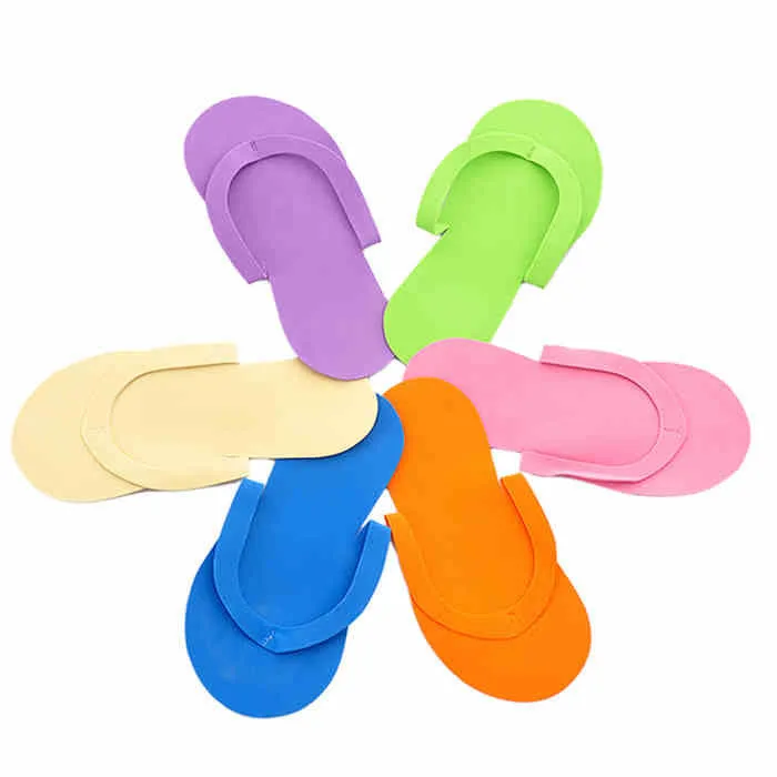 Disposable EVA Foam Thong Slippers, Salon and Spa Slipper, Beauty Slipper, Free Shipping, 500 PCs/Lot