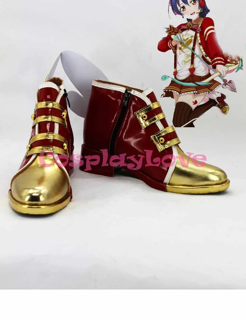 Newest Custom Made Japanese Anime Lovelive! Awakening of Valentine Umi Sonoda Cosplay Shoes Boots For Halloween Christmas