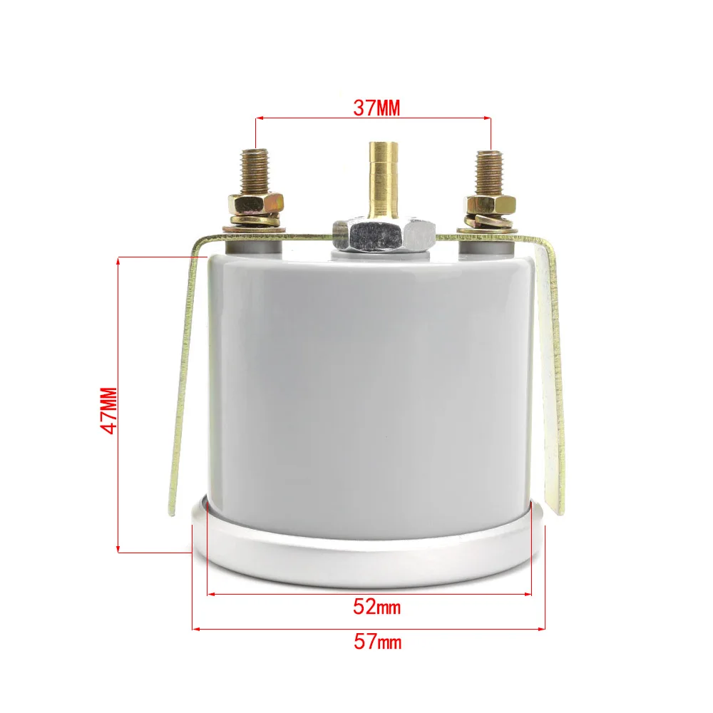 スモークレンズブーストロッド,psi真空温度,オイル圧,電圧計,燃料タコメーター,yc101309,2 ", 52mm