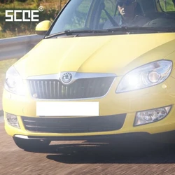 For skoda Fabia Kombi Roomster SCOE 2PCS Auto High Beam Super Halogen Bulb Headlight Car Styling warm white