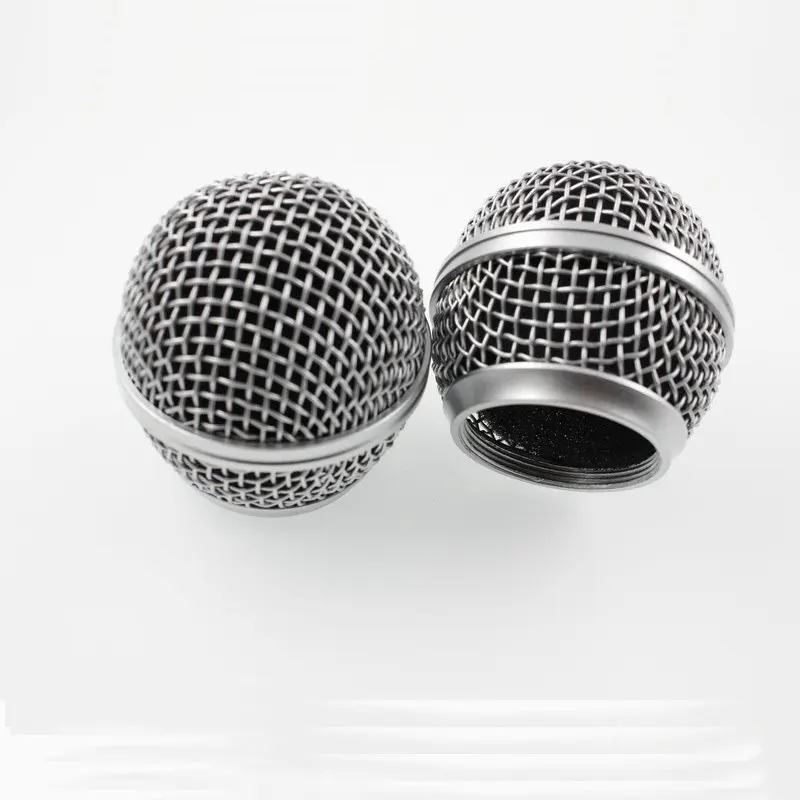 شحن مجاني!! عالية الجودة استبدال الكرة رئيس شبكة ميكروفون مصبغة لملحقات BETA58 BETA58A SM58 SM58S SM58LC