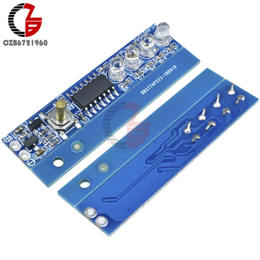 1S 2S 3S 4S 18650 Lithium Battery Capacity Indicator Li-ion Lipo Lead Acid Battery Power Level Indicator Tester Monitor for Car