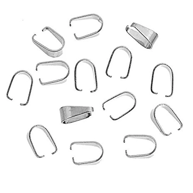 20 Stück Edelstahl-Verschlüsse, Anhänger, Melonenkerne, Schnallen, Anhänger, DIY-Halsketten- und Armband-Verbindungsstücke, Schmuckzubehör – Detail 4