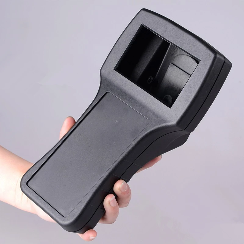 220 * 118 * 101 mm Kunststoff-Handheld-Elektronikprojektgehäuse, tragbares ABS-Steuerschaltergehäuse für Prüfgeräte mit Fenster