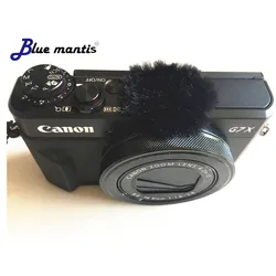 10 sztuk tłumik wiatru Deadcat dla Canon G7x Mark II G9X Micromuff dla mikrofonu etui do aparatów Canon G7X MARK2 niebieski Mantis