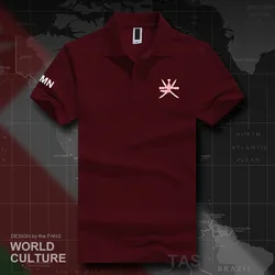 Sultanate of Oman OMN polo shirts men short sleeve white brands printed for country 2018 cotton nation emblem new fashion