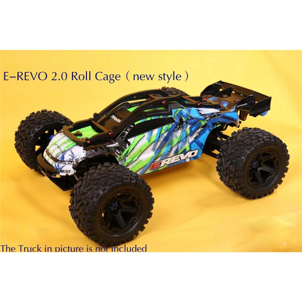 Imagem -05 - Nylon Protective Frame Roll Cage para rc Car Tampa da Roda Acessórios Trx 10 2023 E-revo 2.0 860864