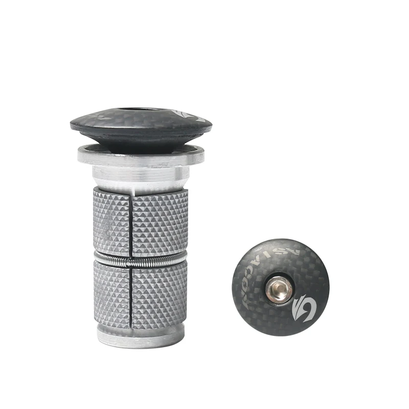 New ASIACOM bicycle carbon fiber front fork special purpose swell suspended core with bike carbon top cap cover
