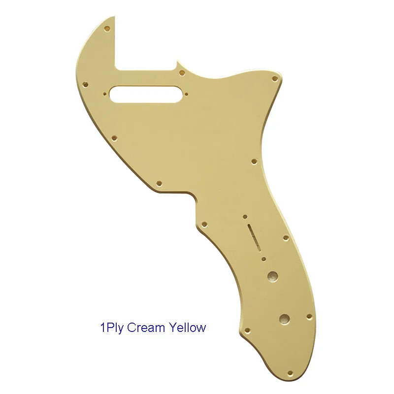 Pleroo Custom Guitar Parts - For US Tele 69 Thinline Guitar Pickguard Scratch Plate, Multicolor Choice