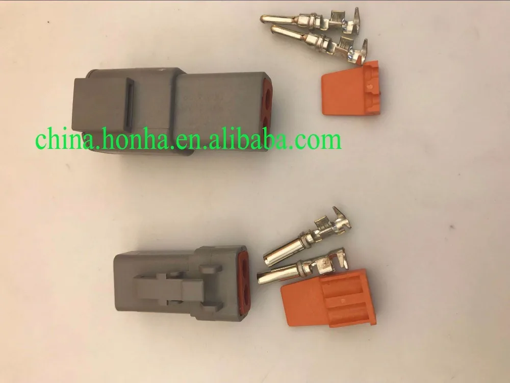 10 pcs DJ3021Y-1.6-11/21 Deutsch Connectors 2 Pin DT04-2P/DT06-2S Automobile waterproof wire electrical connector plug 22-16AWG