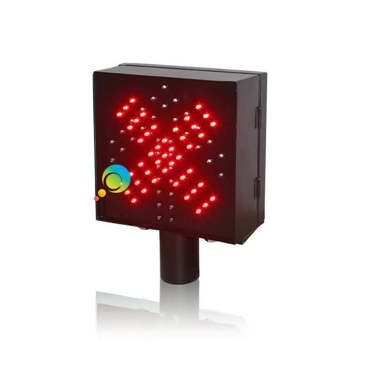 High quality 200mm toll station stop go red cross green arrow  traffic signal light