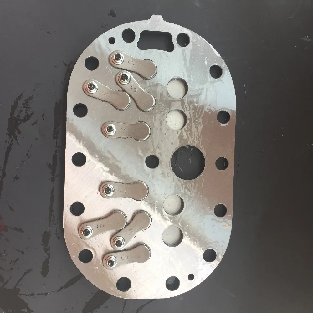 Placa de válvula completa de diámetro 70mm, diseñada para cilindro de desplazamiento de 18m 3/h e ideal como piezas de repuesto de compresor de 4H 15,2 y 6h