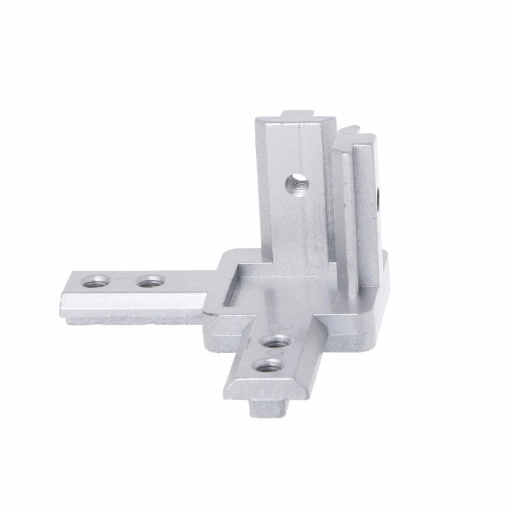 1PC L Type 3-dimensional 3-way Corner Bracket with Screws for EU standard 2020 3030 4040  Aluminum Profiles