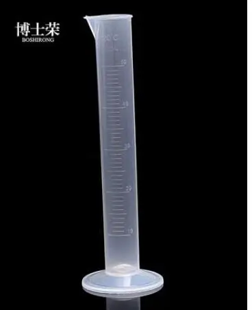 50ml plastic measuring tube chemistry teaching instrument