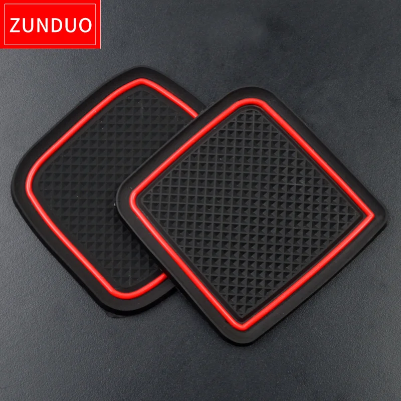 ZUNDUO Anti-Slip Gate Slot Cup Pad for Honda N-WGN JH1 JH2 2013 - 2016 Japan Model Accessories Non-Slip Mat Door Mats Coaster