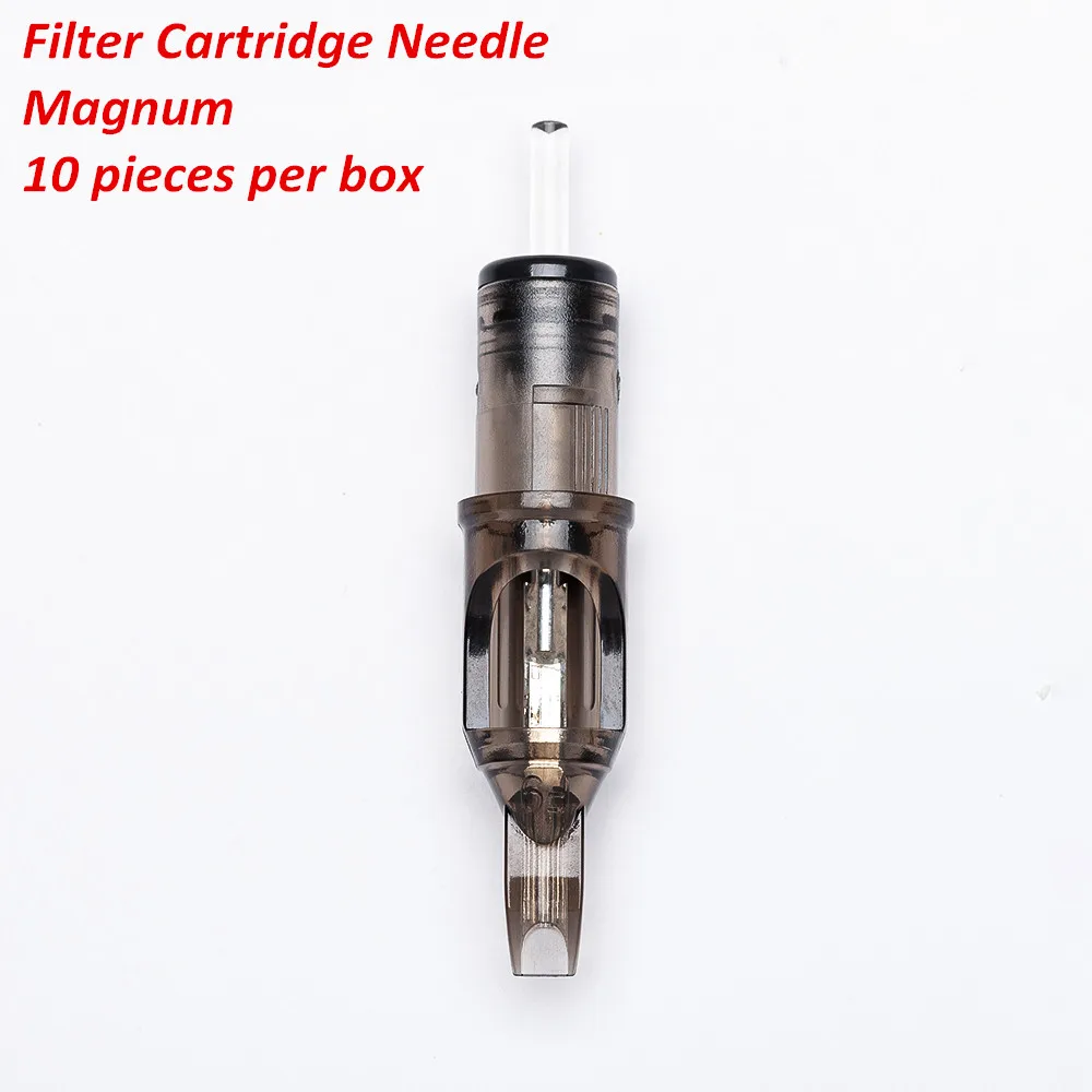 

10 Pcs/Box EZ Filter Tattoo Cartridge Needles Safety Membrane Magnum (M1)#12 (0.35 MM) #10 (0.30) Rotary Pen Machine Supply