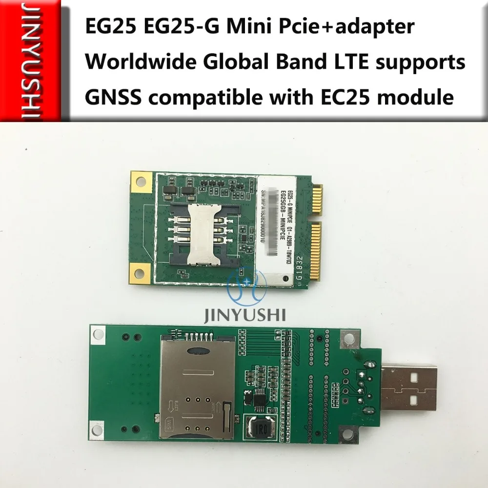 EG25 EG25-G MINI PCIE+adapter Worldwide Global Band LTE supports GNSS DFOTA*, eCall and DTMF compatible with EC25 module