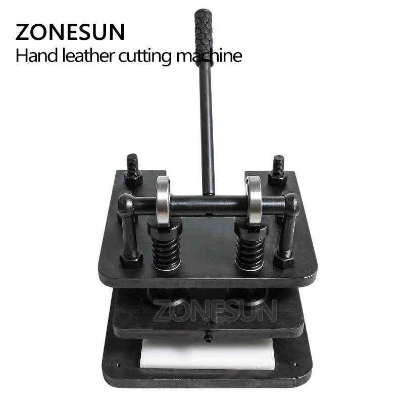 ZONESUN 26x13cm Hand leather cutting machine DIY wallet bag photo paper PVC/EVA sheet mold cutter leather Die cutting tool