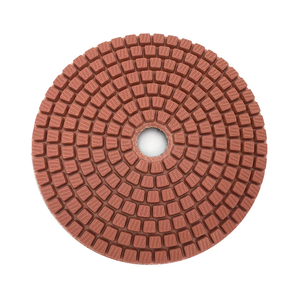 Imagem -02 - Rijilei-almofadas de Polimento de Diamante Flexível Molhado Pedra Mármore Granito Ferramentas Abrasivas Polegada Hc11 10 Pcs por Conjunto