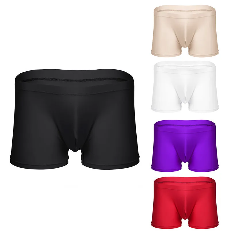 iEFiEL Fashion Mens Lingerie Low Rise Boxer Shorts Mens Underwear Underpants Jockstraps Male Panties with Elastic Waistband