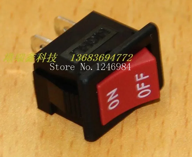 [SA]R9-22A power switch HIGHLY HIGHLY 250V2A red feet two tranches boat type switch R9-00---200pcs/lot