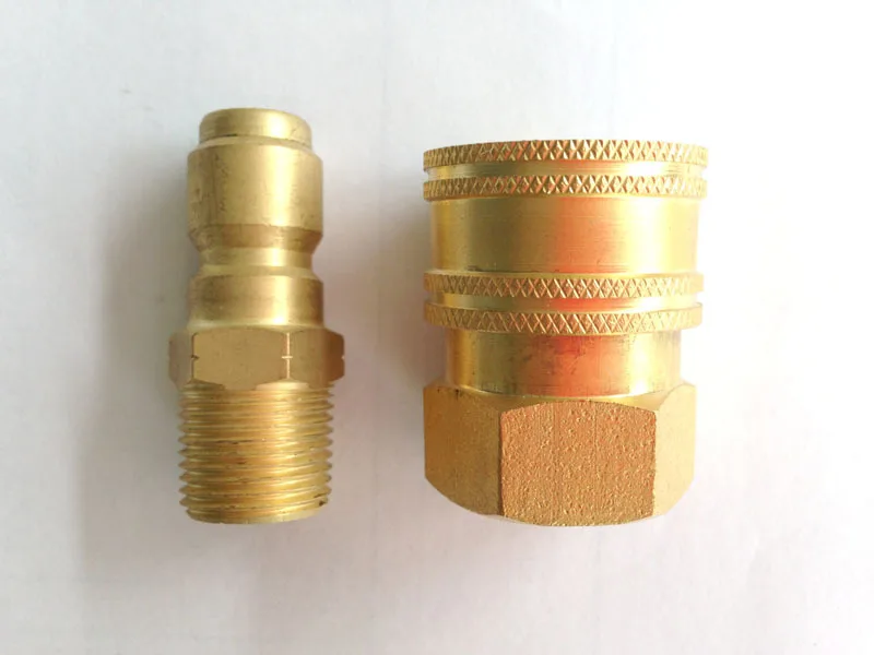 

4000PSI 3/8" NPT male and female Brass Adapter Quick disconnects