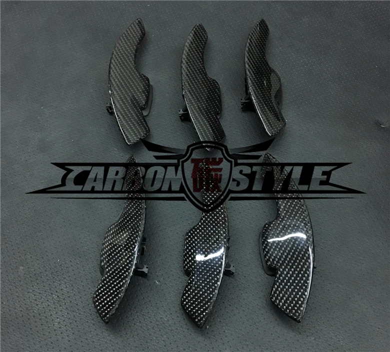 Fit for Cadillac XT5/CT6/ATSL carbon fiber paddle  shift paddle knob