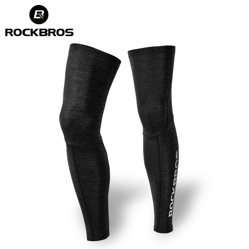 ROCKBROS Ice InjLyJean-- Leggings de sport pour hommes, chauffants de cyclisme ATIONS, anti-uv, crème solaire, manches GaClaLeg, respirant, haute