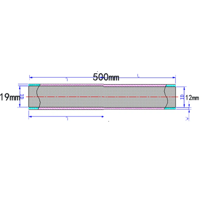 custom hose ! 12-19mm hose lenght 50cm reducer hose