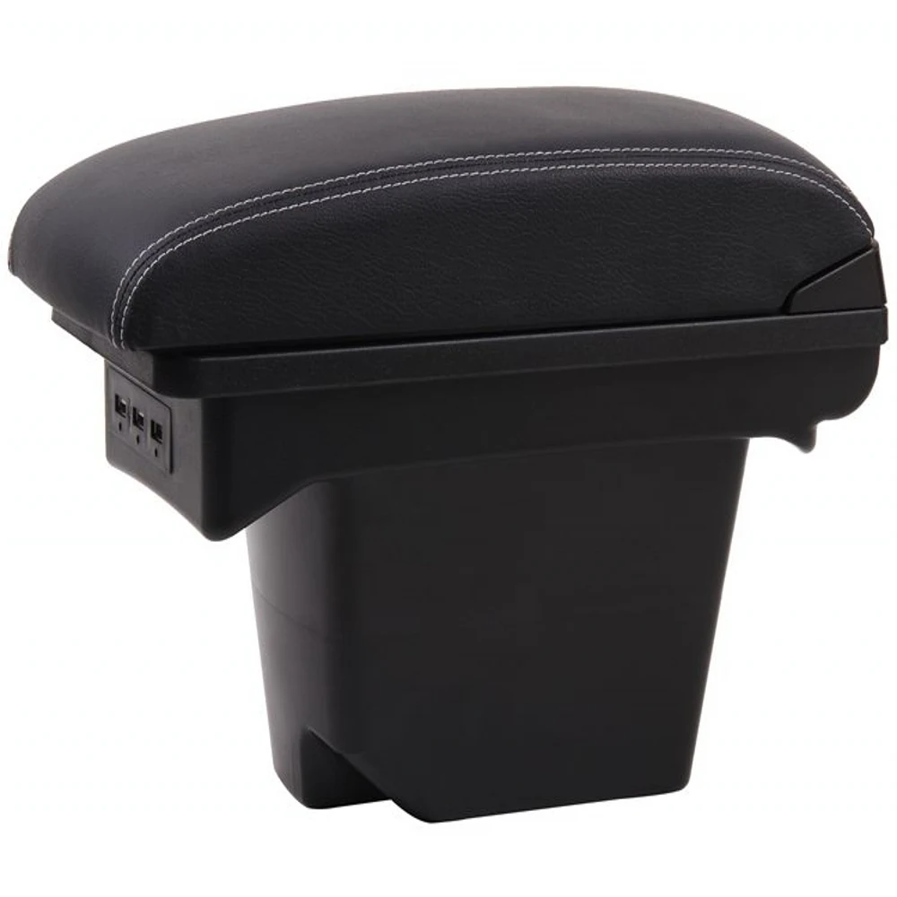 For 2013 Citroen C4 Central armrest box One-piece Free assembly Double layer rechargeable With 2013 C4 armrest box usb