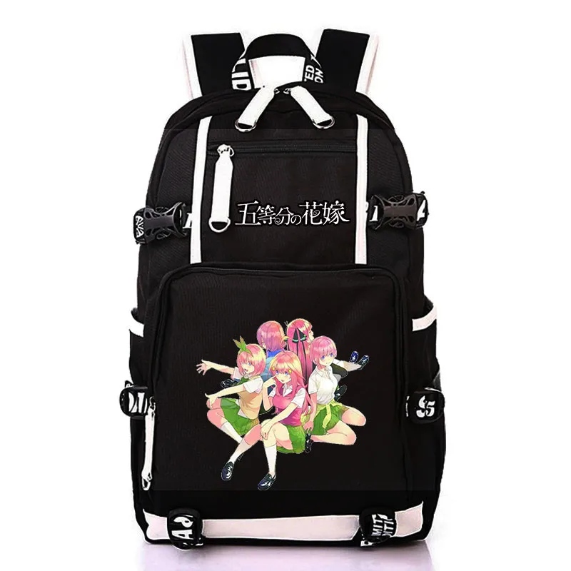 The Quintessential Quintuplets Nakano Miku Cosplay Women Backpack Canvas School Bags for Teenage Girls Laptop Backpack Bookbag