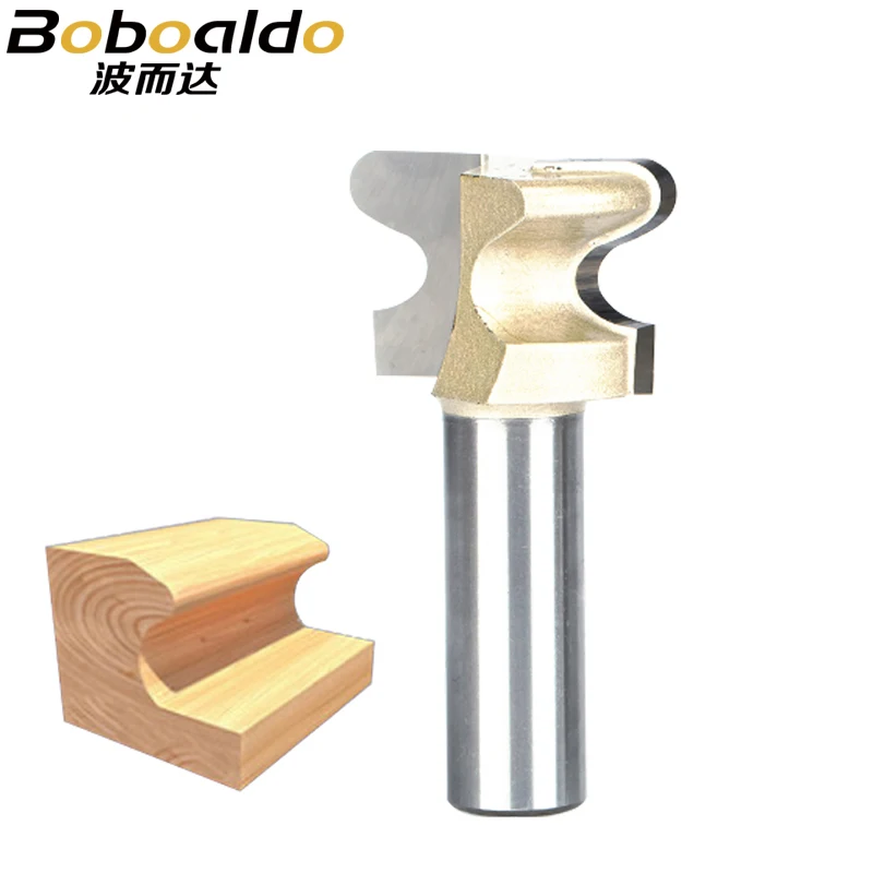 

1pcs 1/2 Shank Router Bits for wood double finger bit Woodworking Tools two Flute endmill milling cutter wood cutting