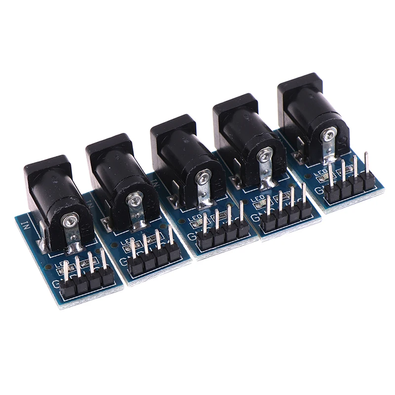 5 Teile/los DC Jack Buchse Stecker Netzteil Modul DC Power Adapter Platte Board Connector Für Arduino