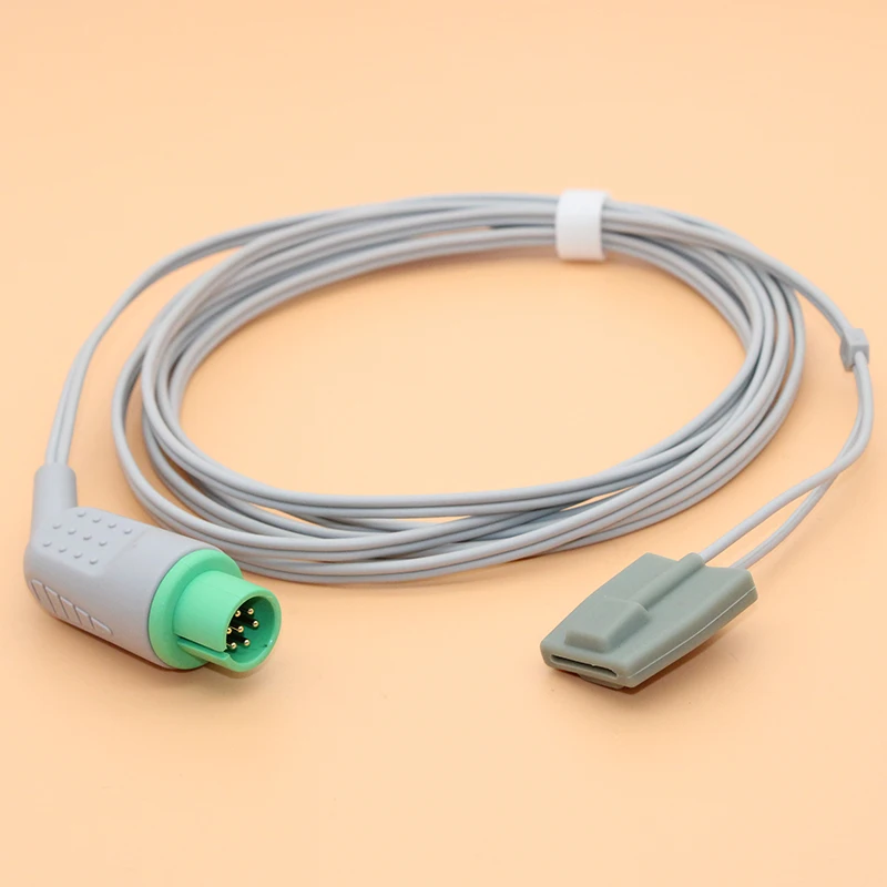 Compatible 7pin Bionets BM7 Spo2 sensor cable for adult/pediatric/child/Neonate/veterinary,Finger/Ear/Foot/Forehead Probe cable.