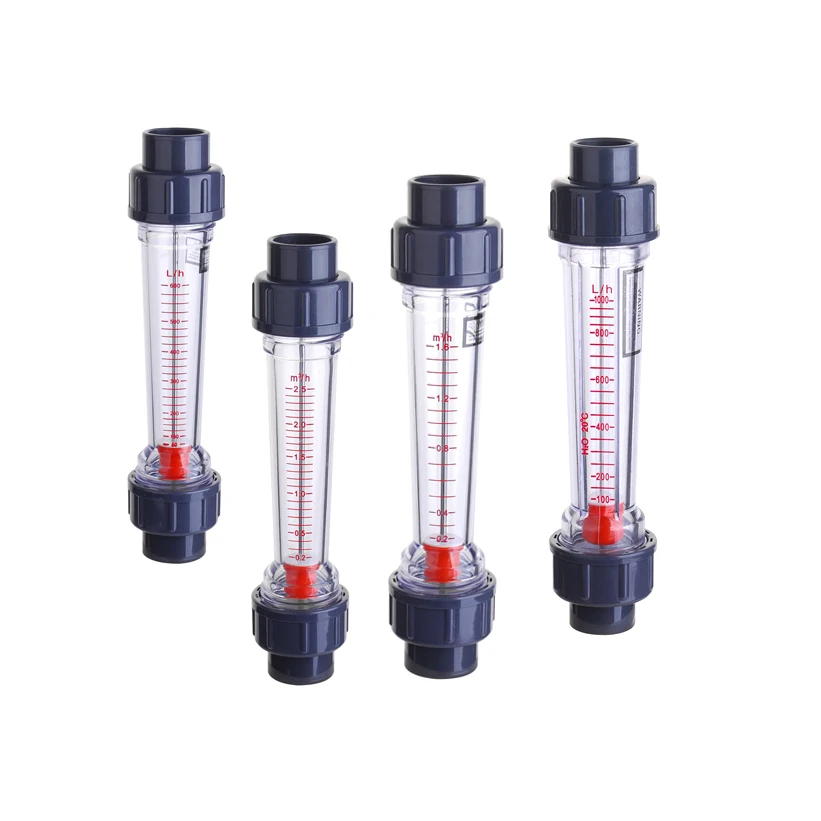 

Ranges 100-3000 LPH(Litre Per Hour) Connection 32mm Socket Plastic Pipe Flow Meter Water Flow Meter Piping Type Rotameter LZS-25