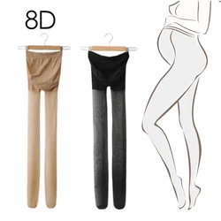 New 8D Summer Women's Socks Hot Single Product For Pregnant Women Pregnant Leg Pants High Elastic Pants Pantyhose Plus Size