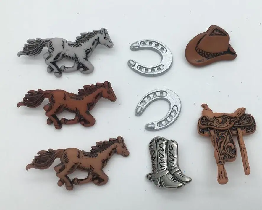 Silicone Mold cow boy horse foot hat star shoe mould sugar craft gumpaste chocolate fondant cake decorating baking tool