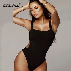 Hot Sale Backless Adjustable Shoulder Strap Sexy Bodysuit Women Sleeveless Skinny Romper Women Push Up Casual Ladies Bodysuits