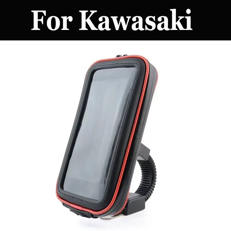 New Upgrade Bicycle Motorcycle Mtb Bike Phone Holder Waterproof Mount Holder For Kawasaki Vn 400 750 800 900 1500 1600 1700 2000