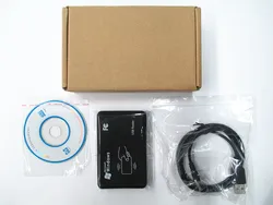 New USB 125khz RFID Reader & Writer ID card Copier duplicate copier tag & KeyFob COPY EM4100 EM4102 Proximity T5577 2 software