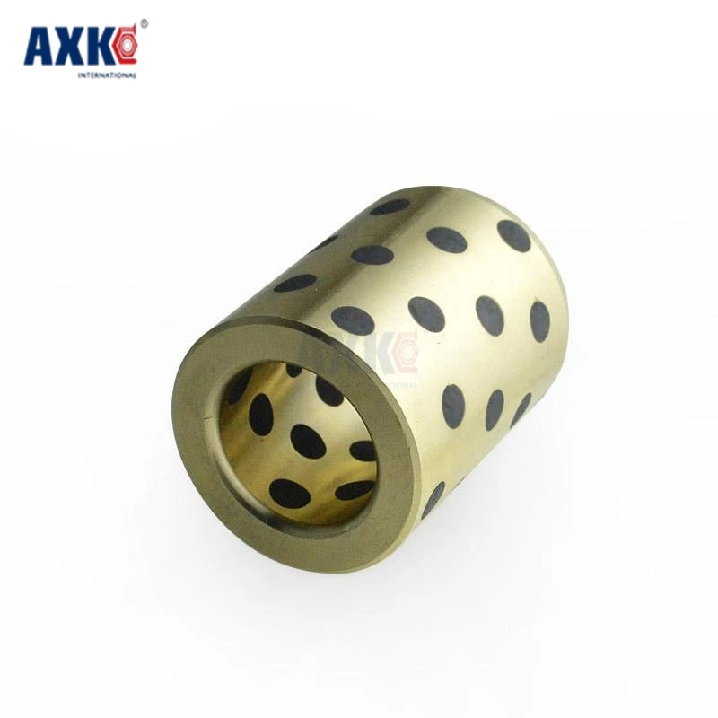 2023 Real Sale Brass Axk 6x10x10 Mm Linear Graphite Copper Set Bearing Bushing Oil Self-lubricating Jdb