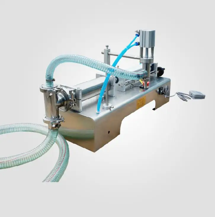 

1 pcs 50-500ML Semi automatic Pneumatic liquid filling machine filling shampoo perfume SS304,beverage packer