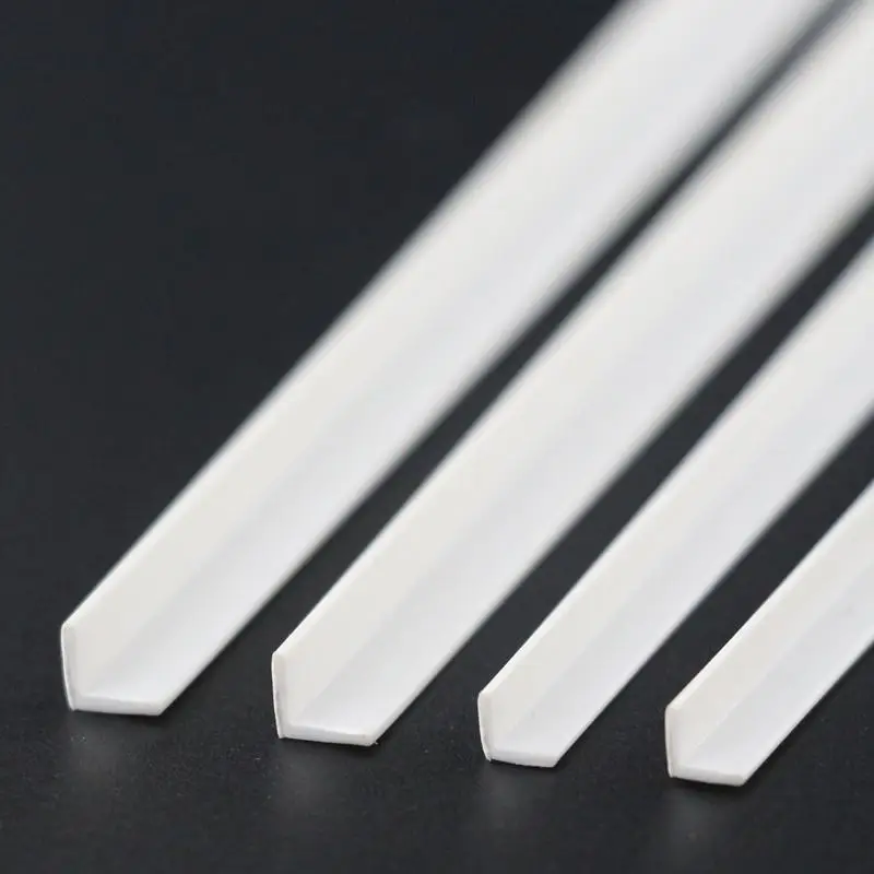 50pcs 4.0*4.0*500mm square stick ABS Plastic pipe B01-002